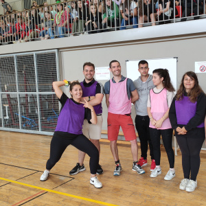 Équipe d'adulte pour le chalenge sportif